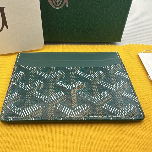 Goyard Saint Sulpice Green Card Holder Authentic New With Tags Paris July 2025 - Picture 7 of 10